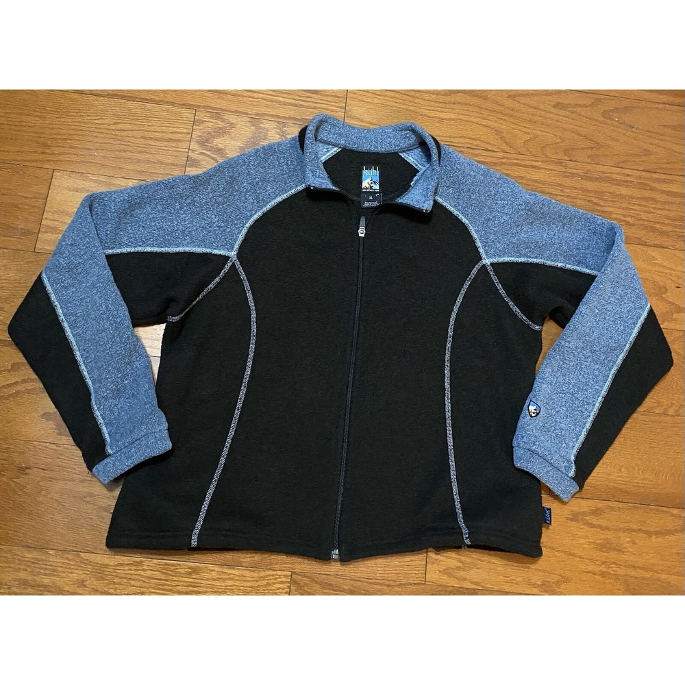 Kuhl Men's Full Zip Alfpaca Fleece Hiking Jacket Sweater Size XL Canada Excellen